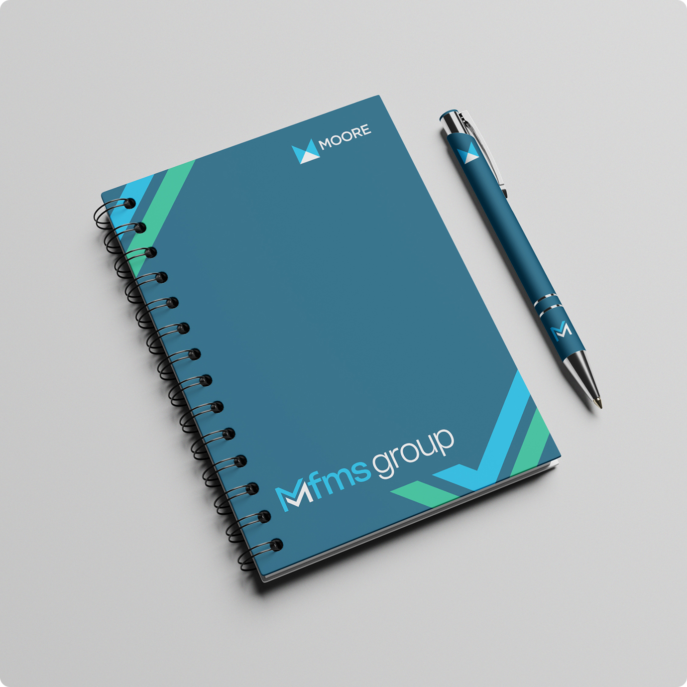 MFMS notepad and pen